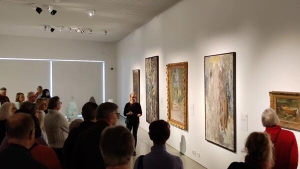 Vuosisadan maisema -näyttelyn avajaiset Kimmo Pyykkö -taidemuseossa.