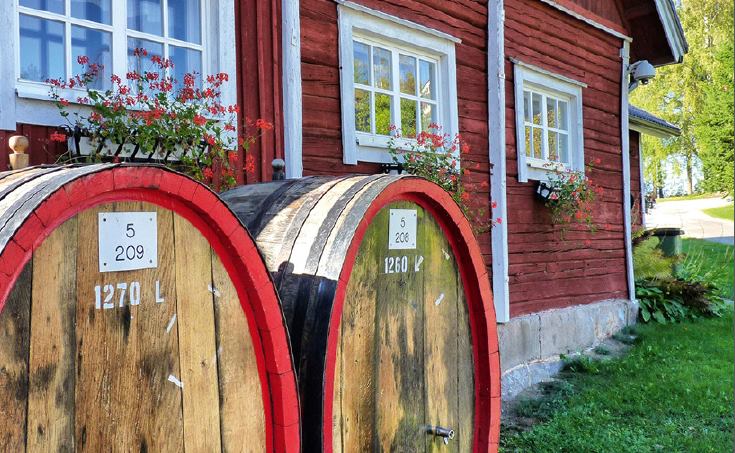 Rönnvikin viinitila ihan naapurissa Pälkäneen Laitikkalassa hellii silmää ja makunystyröitä. Kuva: Rönnvikin viinitila