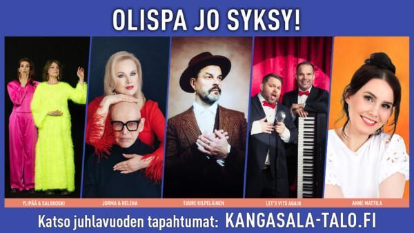 Kangasala-talon syksyn ohjelmisto 2025