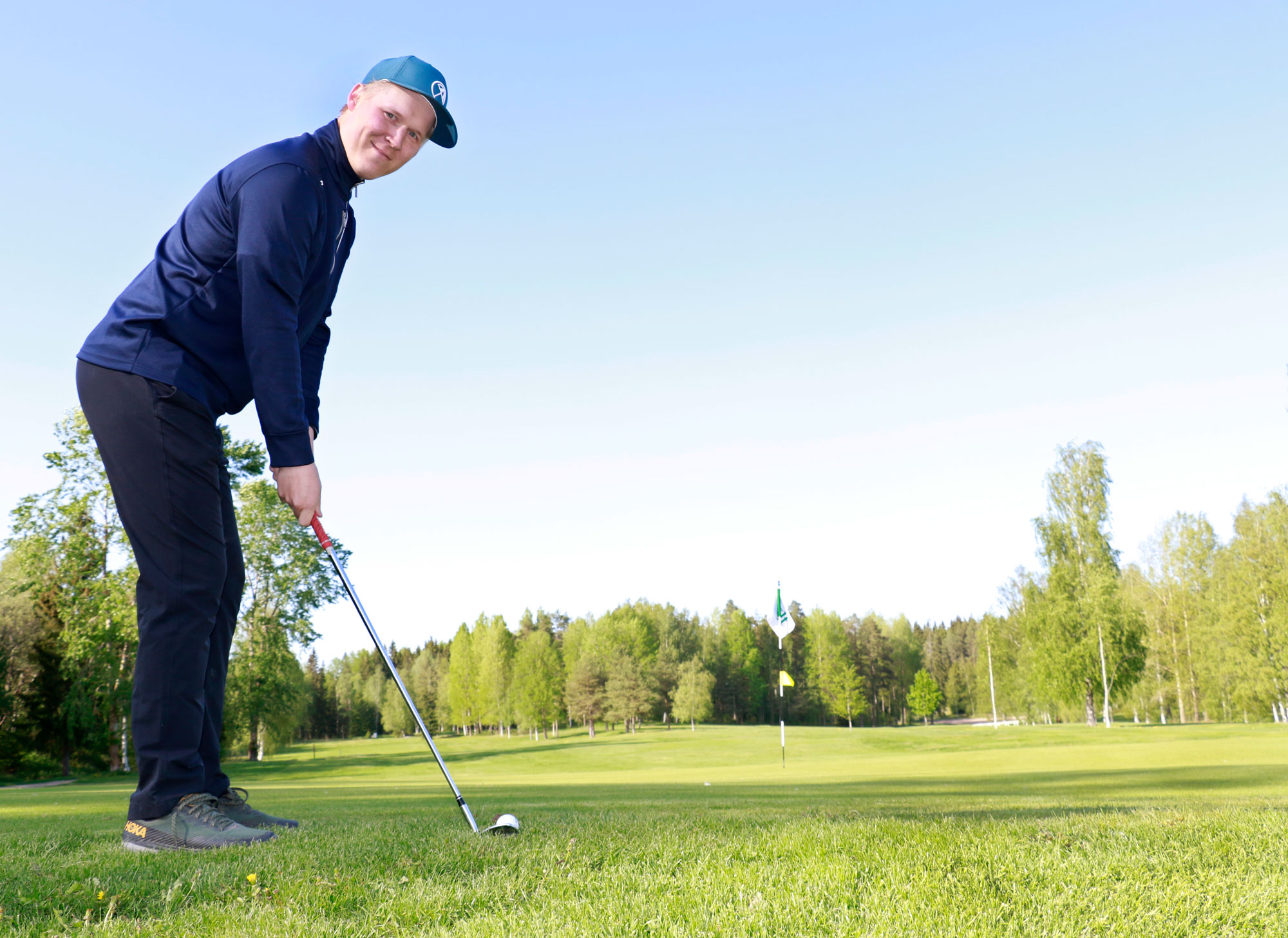 Henri Hytönen perusti Golfholisti-yrityksensä, jotta voi auttaa golfaajia kehittymään ja saamaan enemmän irti lajista.