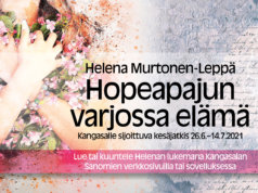 Hopeapajun varjossa elämä on Kangasalle sijoittuva kesäjatkis, jota voit lukea tai kuunnella kirjailija Helena Murtonen-Lepän itsensä lukemana KS-digissä kesällä 2021. Hyppää mukaan Sarin ja Johannan ystävyyteen!