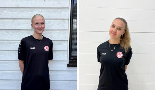 Aliisa Kähkölältä (vasemmassa kuvassa) löytyy liigakokemusta reilun 200...